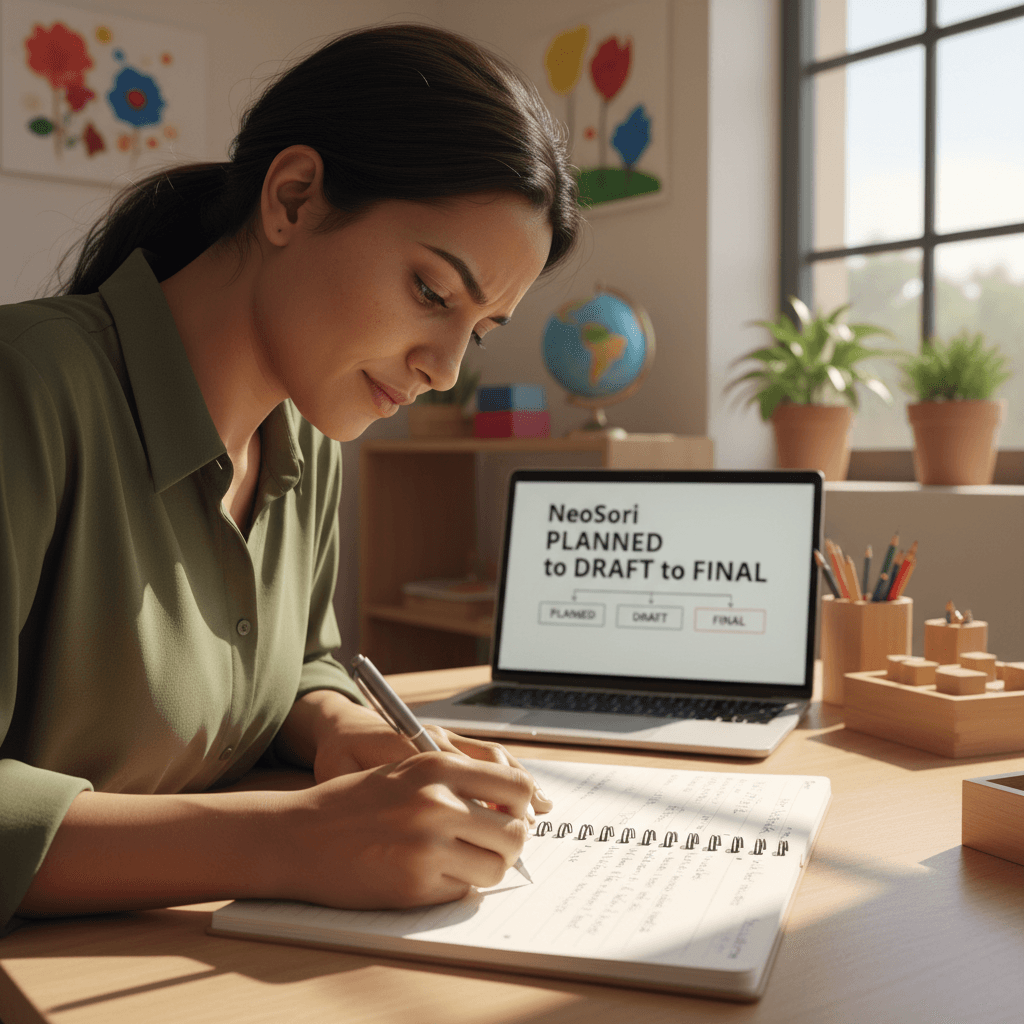 Guide documenting Montessori observations